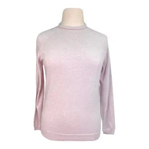 Callidae 'The Lightweight Mock' L/S Shirt in Blush - Women's Large