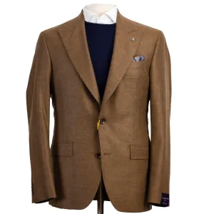 Caramel Morgan Contemporary Fit Loro Piana Wool Sport Coat - Jack Victor