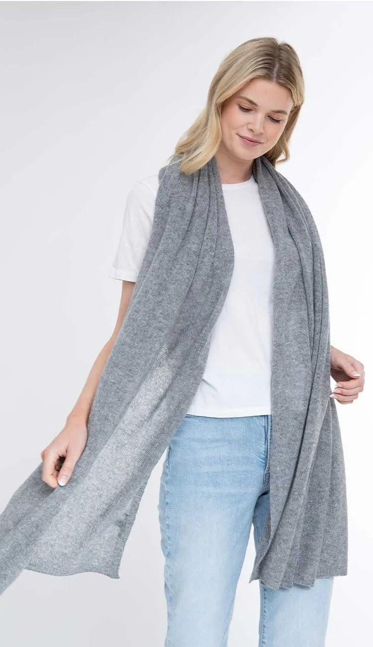 Cashmere Breezy Travel Wrap