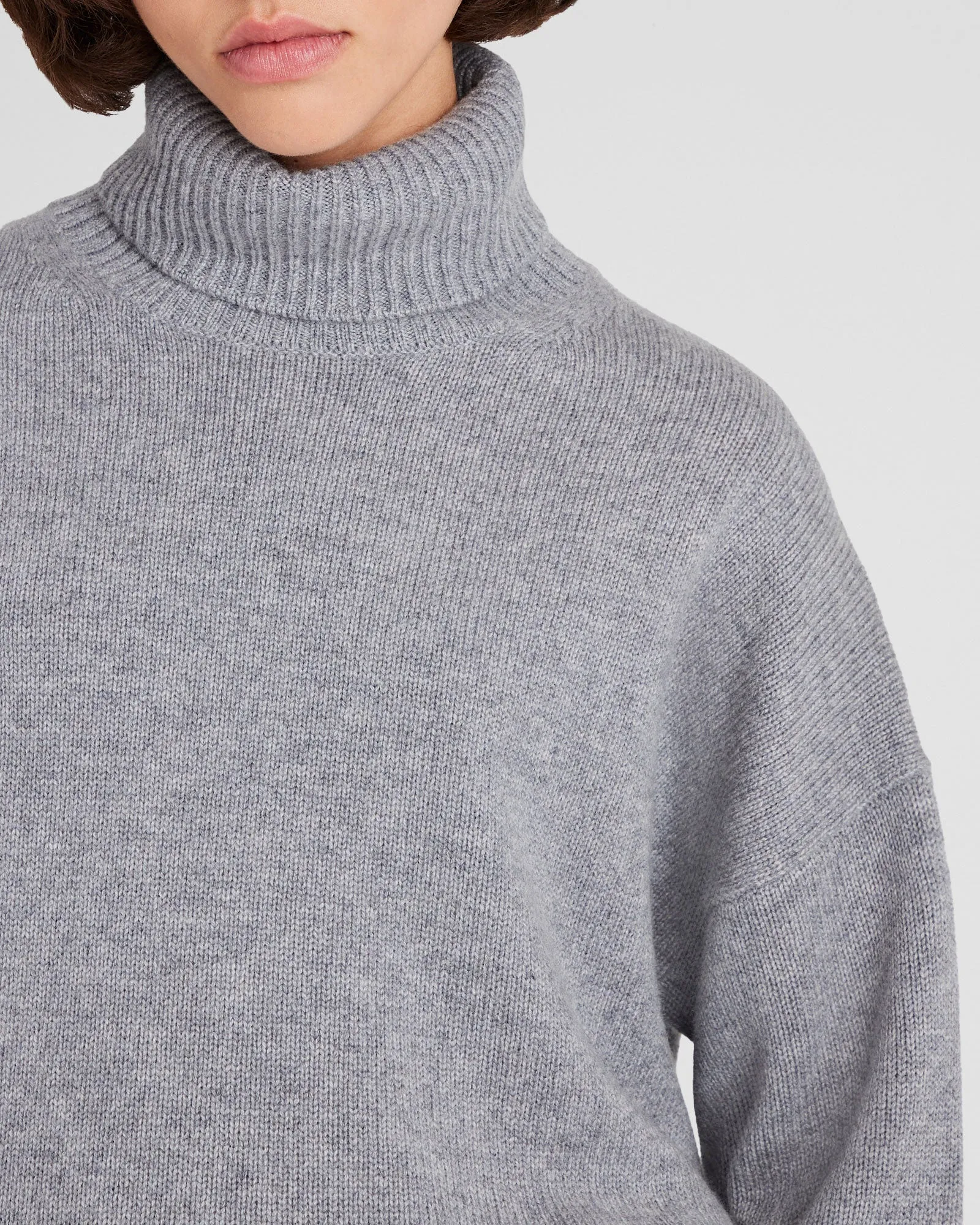 Cashmere Turtleneck Pullover Sweater