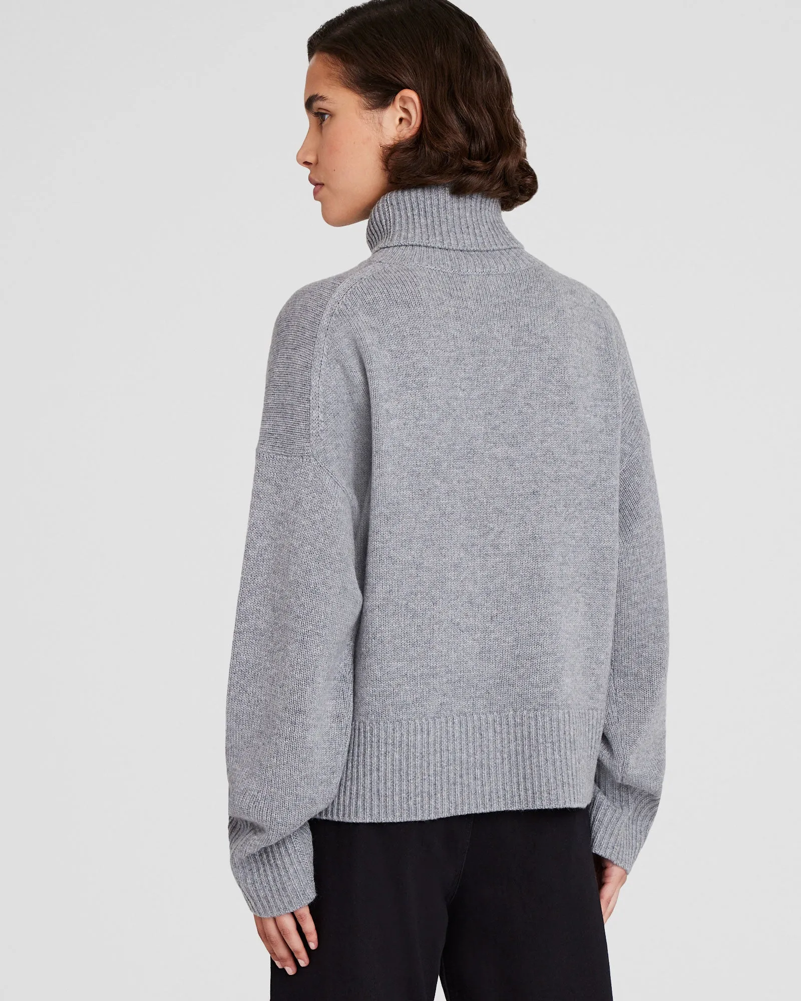 Cashmere Turtleneck Pullover Sweater