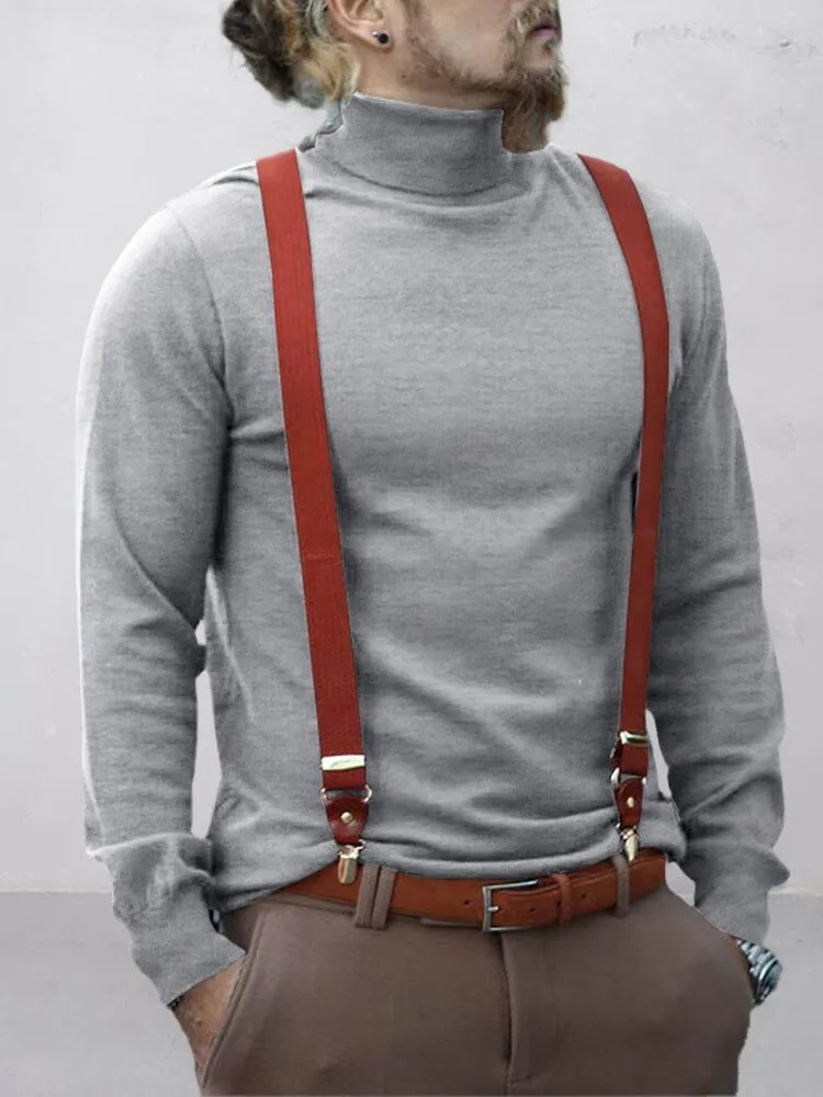 Classic Turtleneck Pullover Undershirt