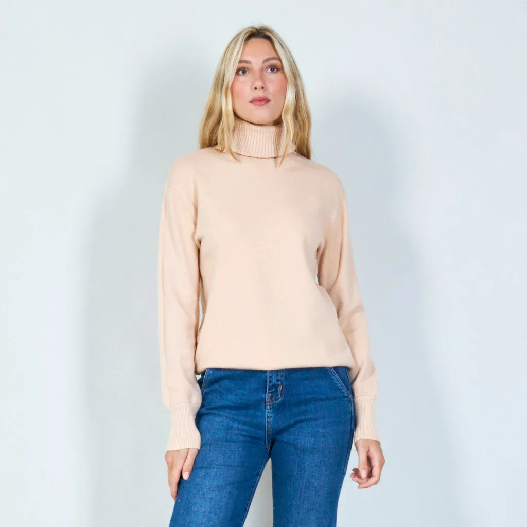 Classic turtleneck pullover wholesale