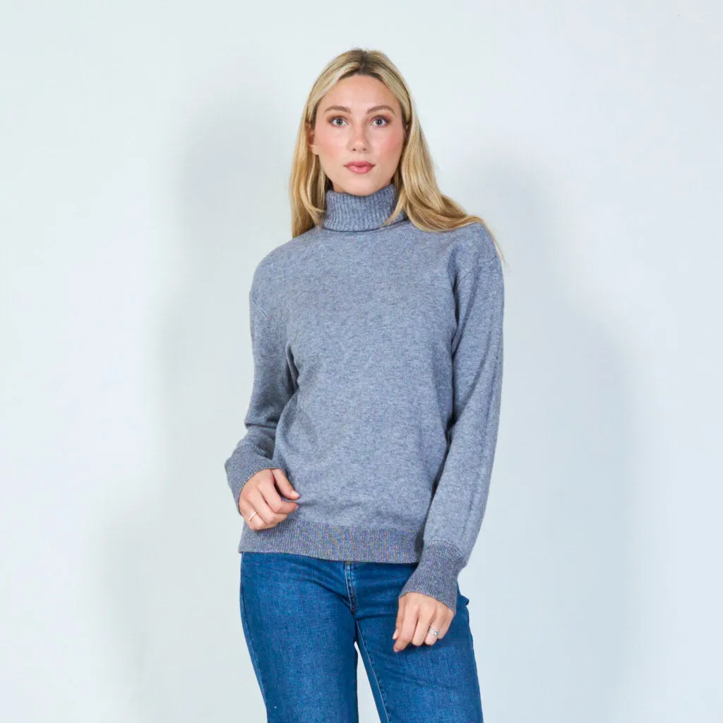 Classic turtleneck pullover wholesale