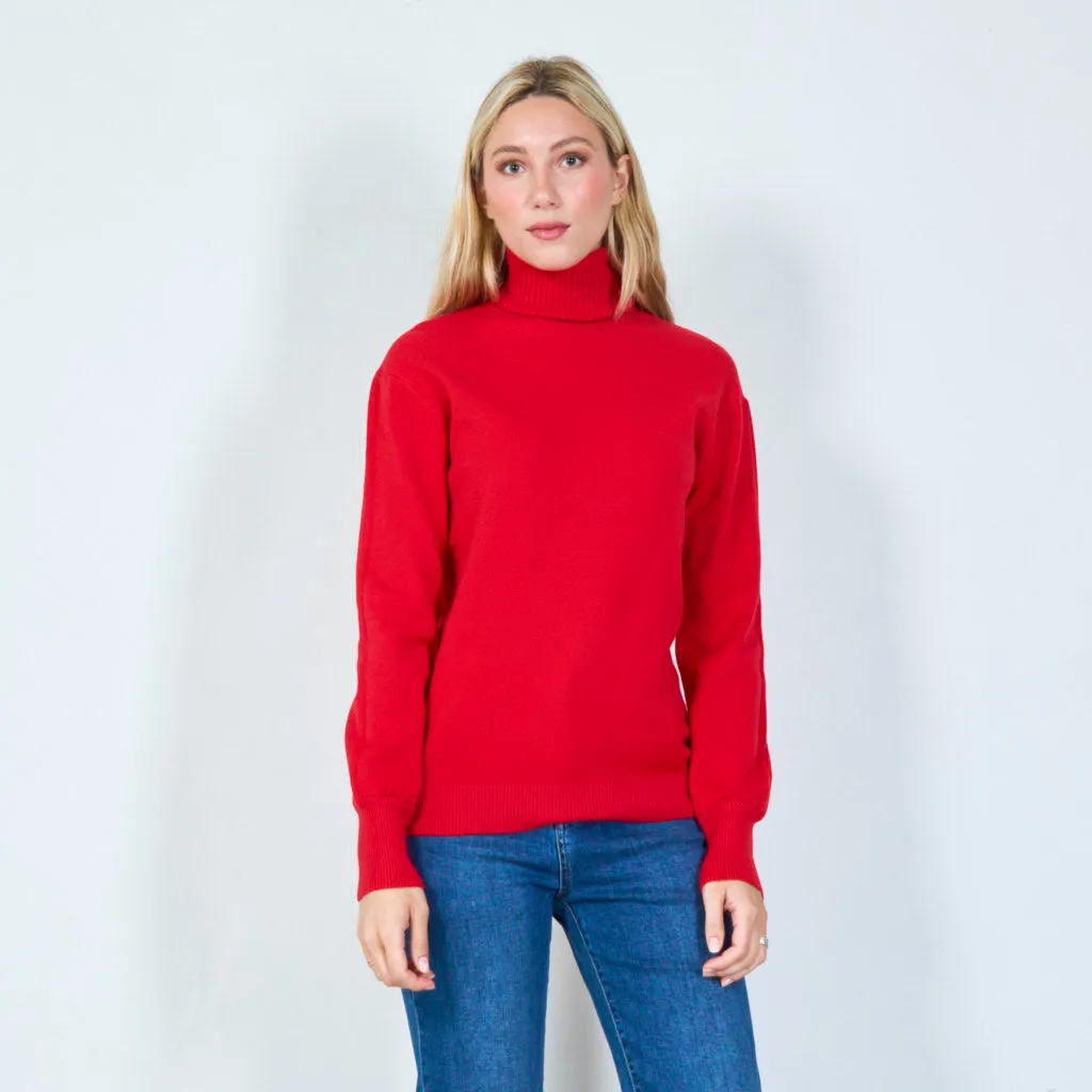 Classic turtleneck pullover wholesale