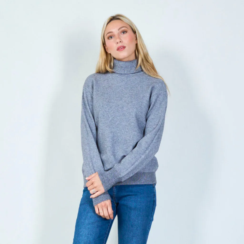 Classic turtleneck pullover wholesale