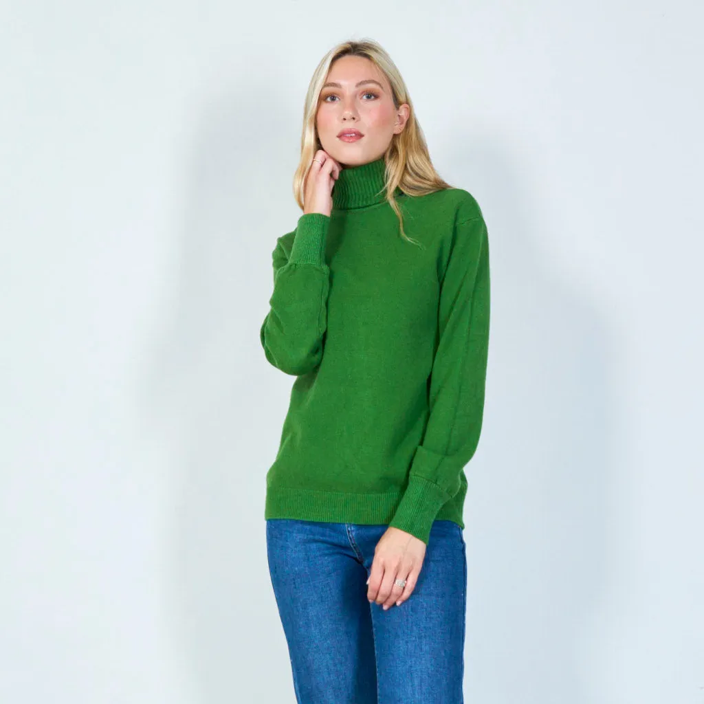 Classic turtleneck pullover wholesale