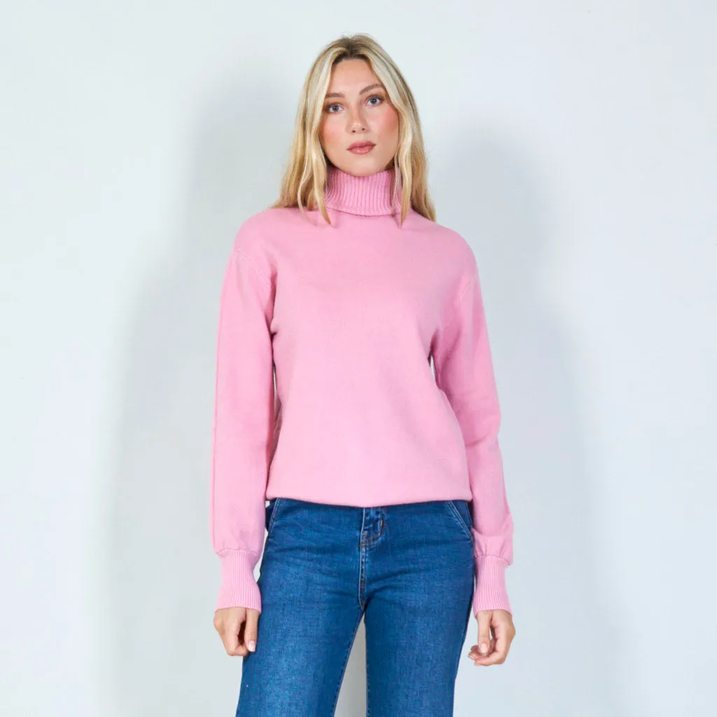 Classic turtleneck pullover wholesale