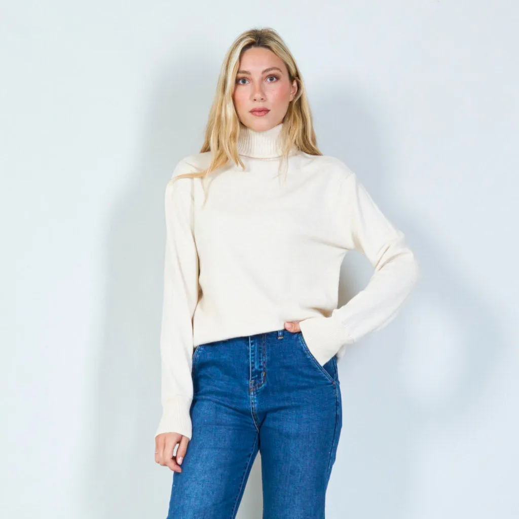 Classic turtleneck pullover wholesale