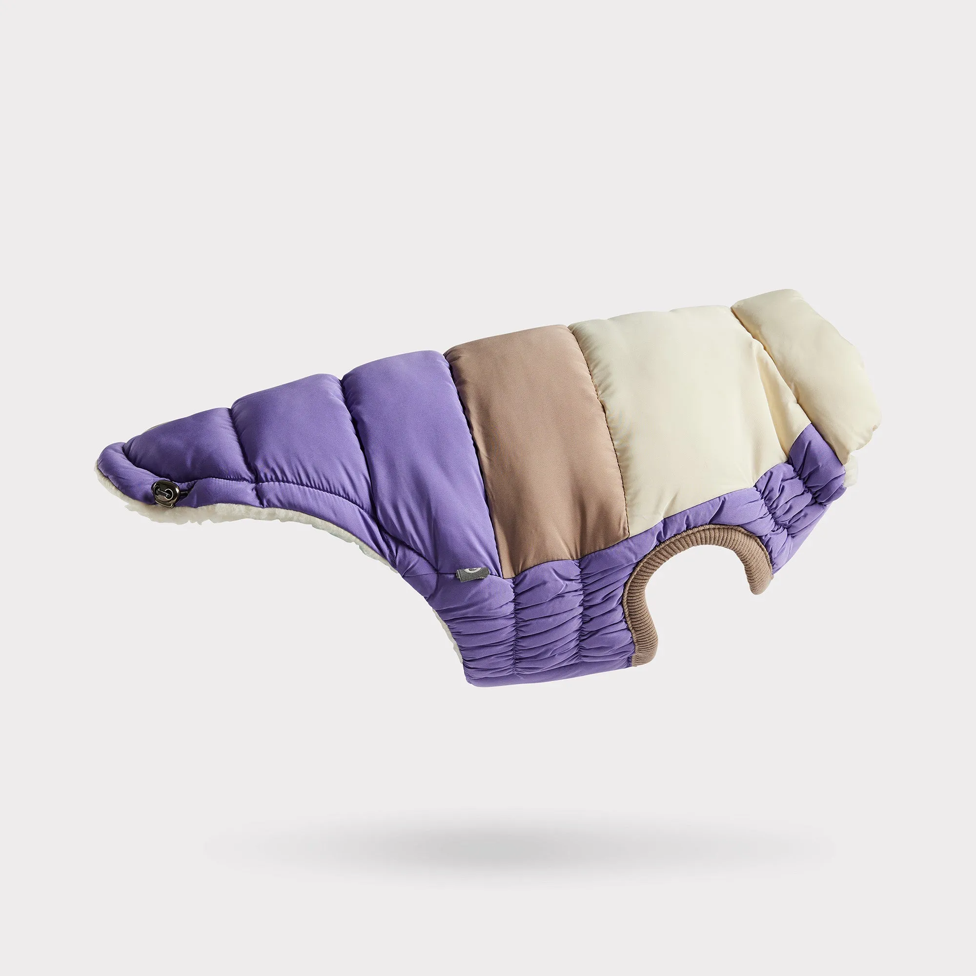 Color Block Dog Puffer | Purple