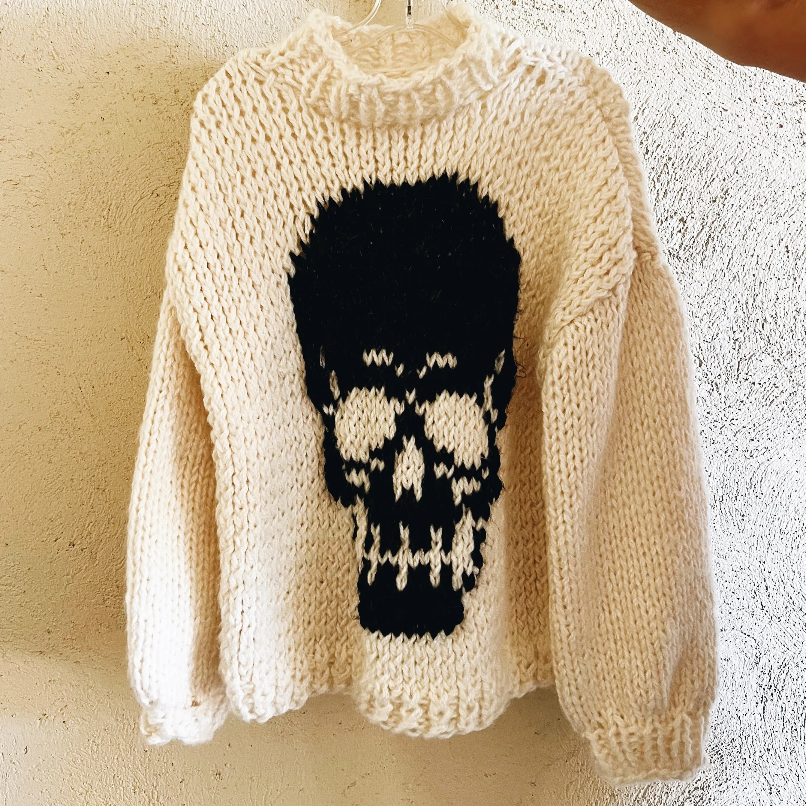 Cozy Skull Sweater by Carolannie Crochet