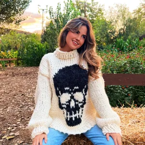 Cozy Skull Sweater by Carolannie Crochet