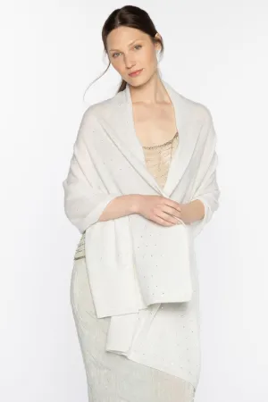 Featherweight Cashmere Crystal Wrap