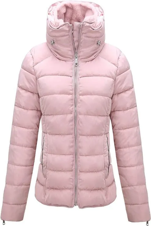 Giolshon Women's Quilted Lightweight Puffer Jacket, Padding Bubble Coat