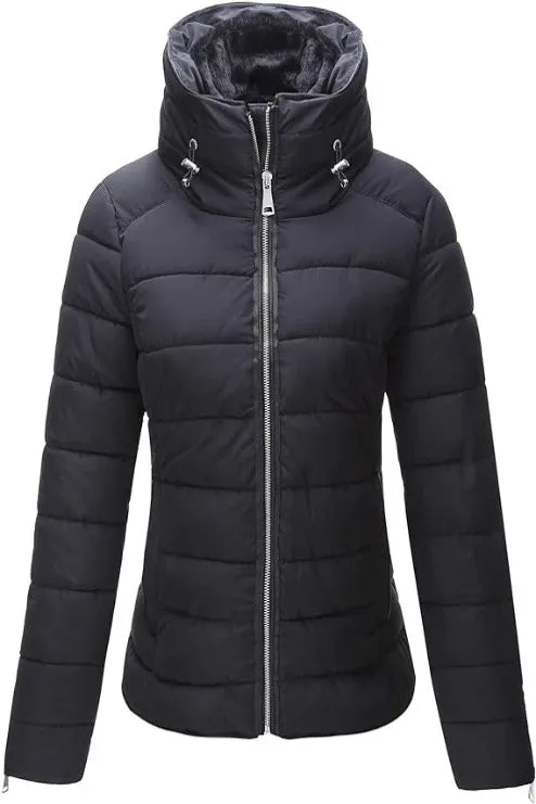 Giolshon Women's Quilted Lightweight Puffer Jacket, Padding Bubble Coat