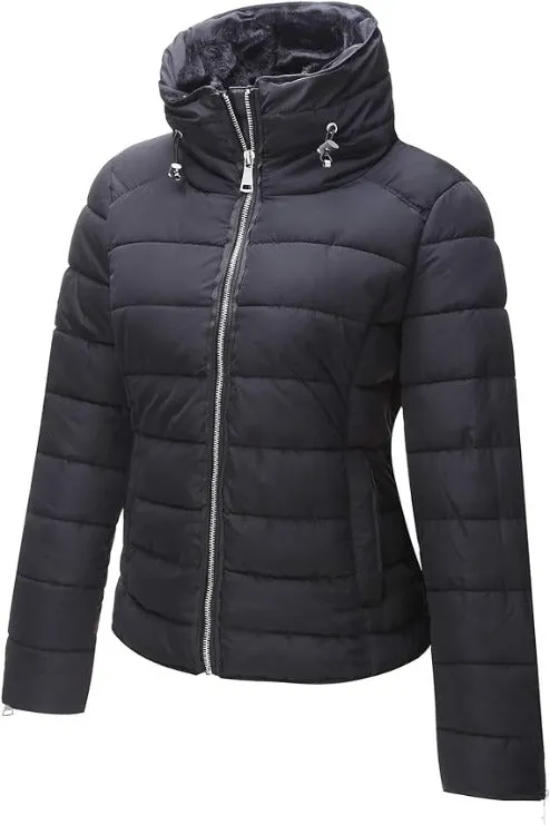 Giolshon Women's Quilted Lightweight Puffer Jacket, Padding Bubble Coat