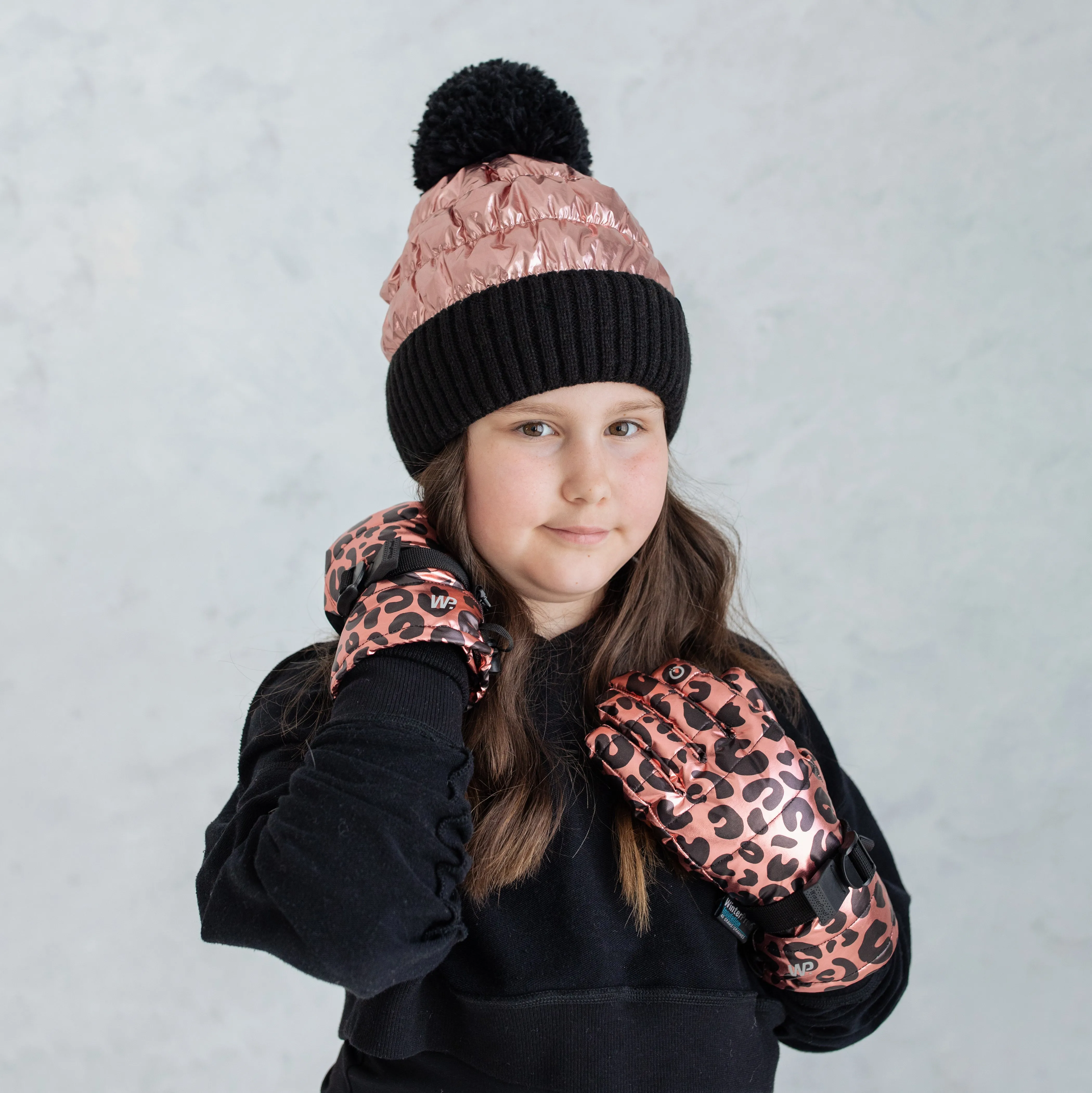 Girl's Rose Gold Toque