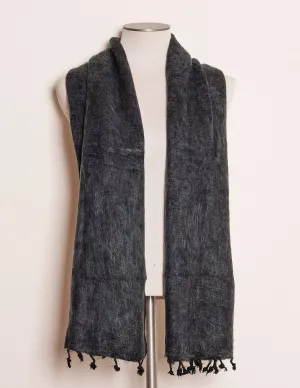 Himalayan Yak Wool Wrap - Black