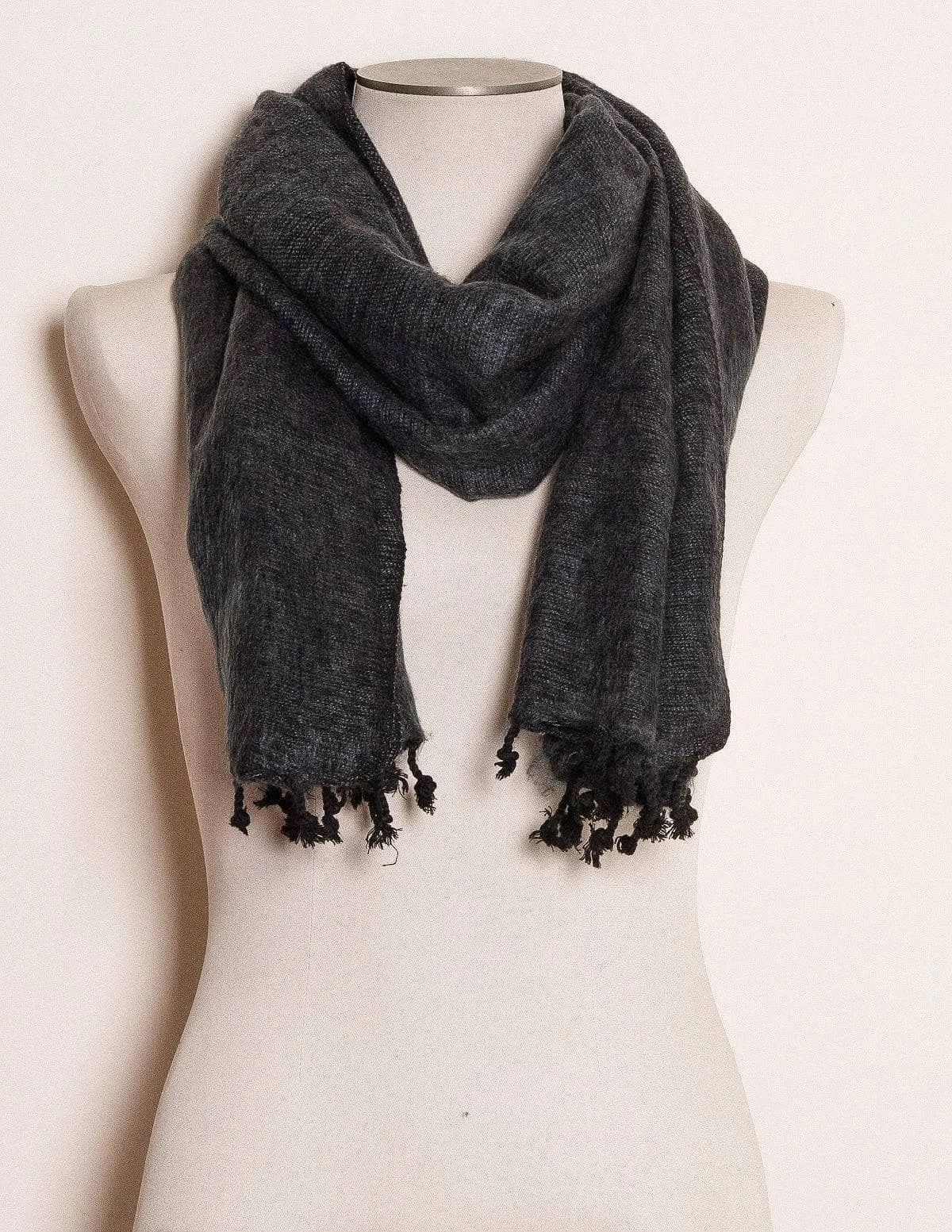 Himalayan Yak Wool Wrap - Black