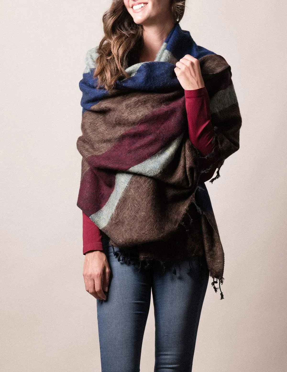 Himalayan Yak Wool Wrap - Everest