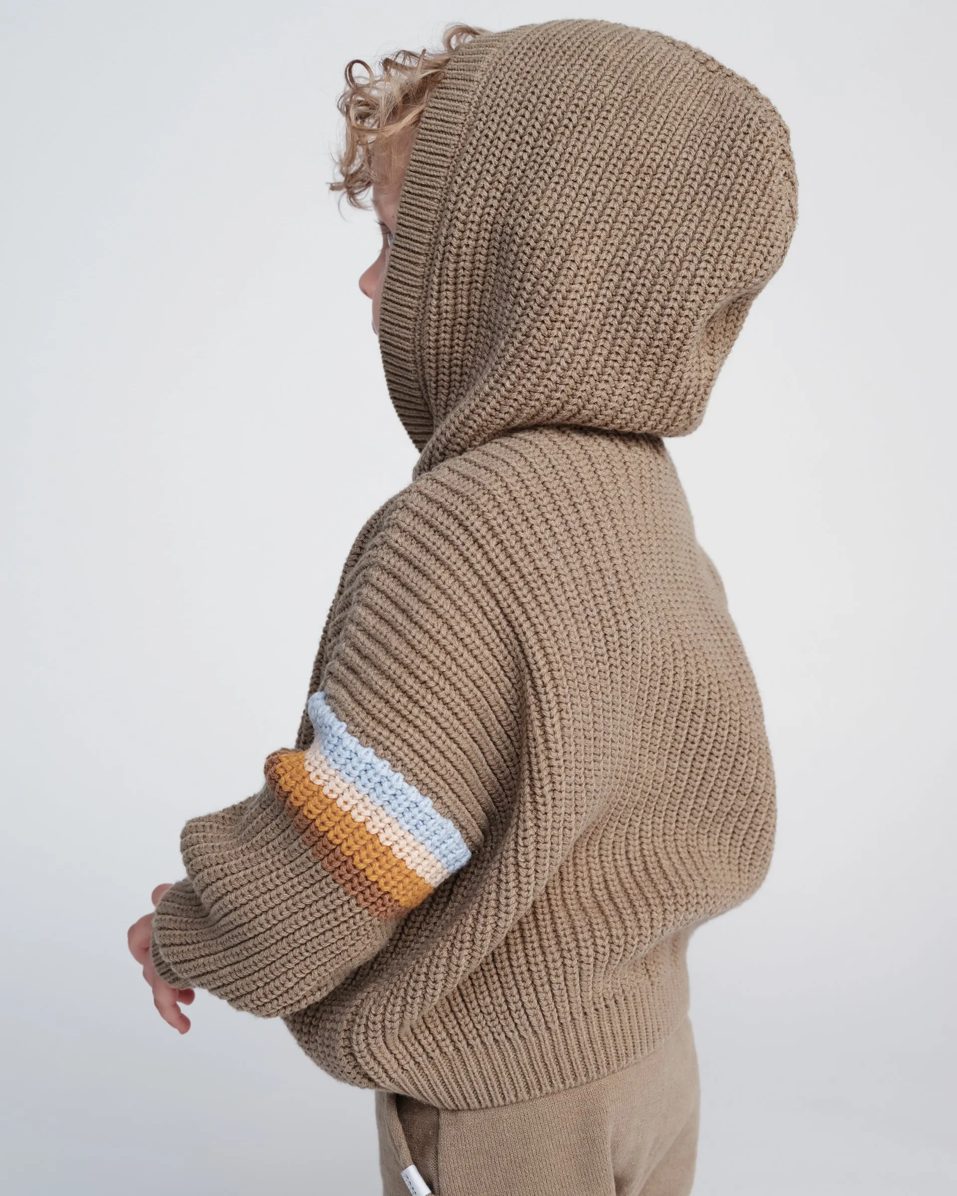 Hooded Boxy Sweater - Chunky