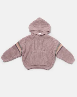 Hooded Boxy Sweater - Chunky