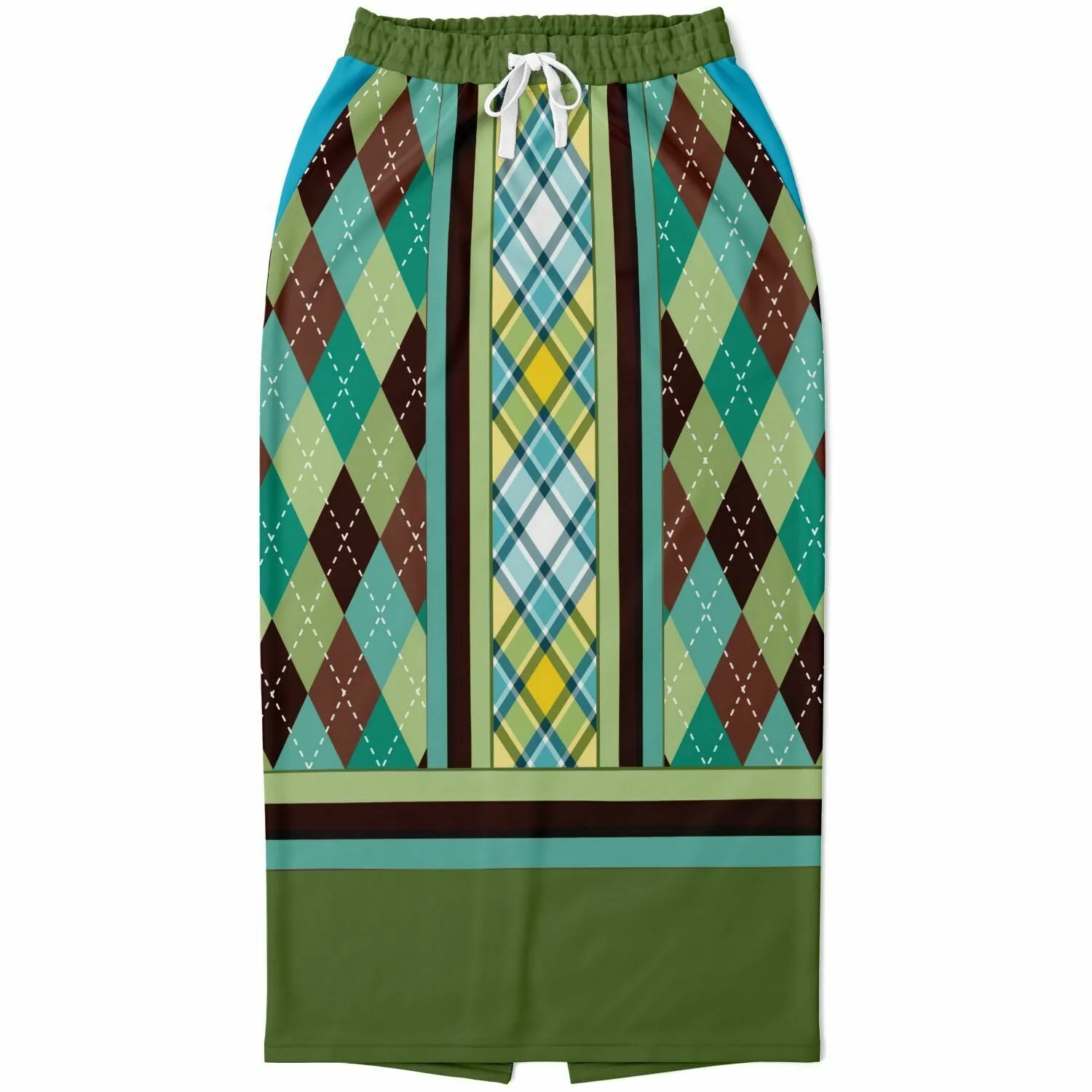 Hypnotic Zen Eco-Poly Long Pocket Skirt