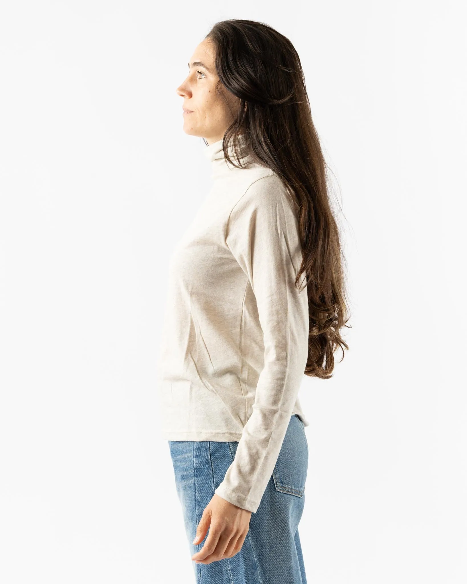 Ichi Antiquités Turtleneck Pullover in Beige