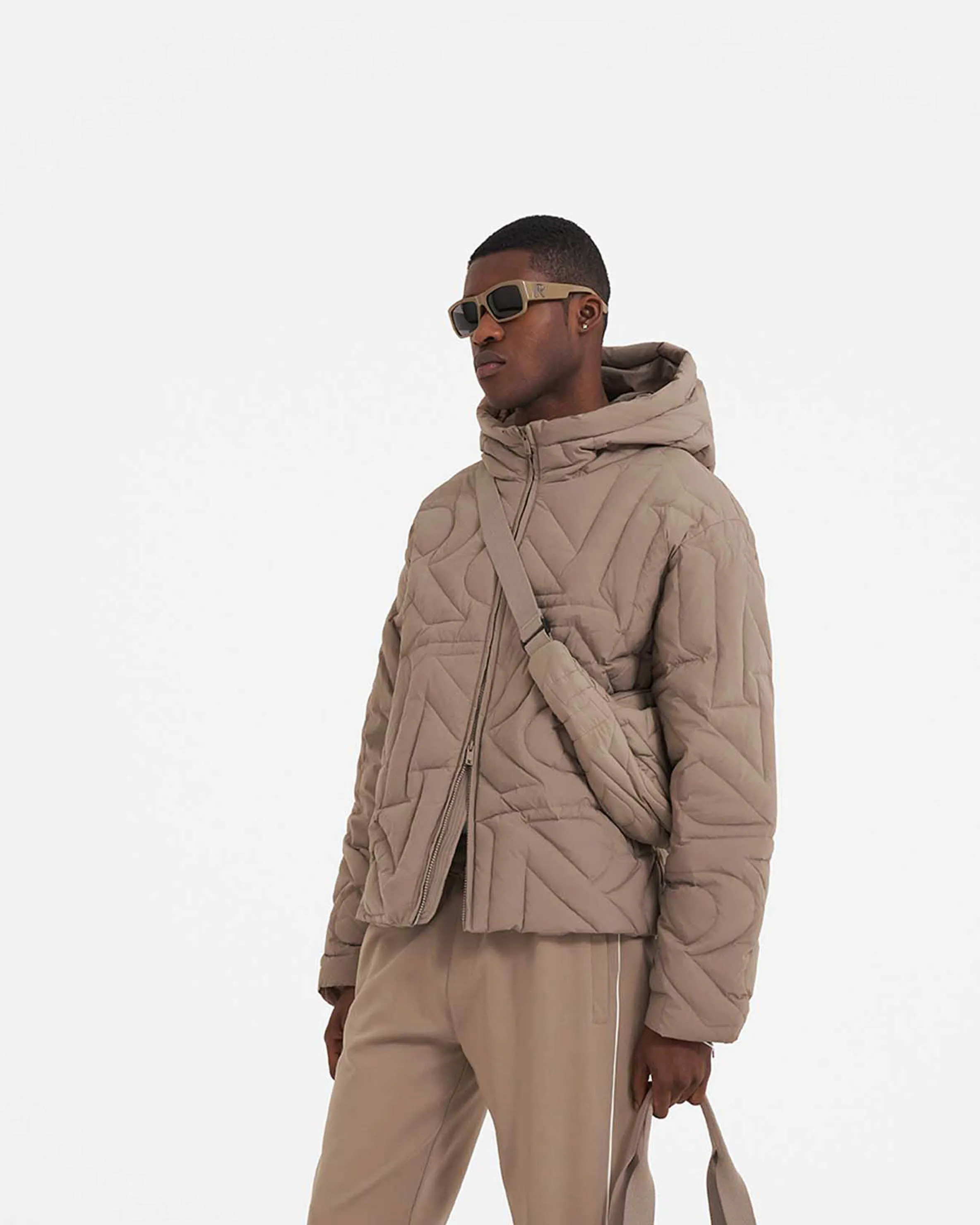 Initial Lightweight Hooded Jacket - Mushroom