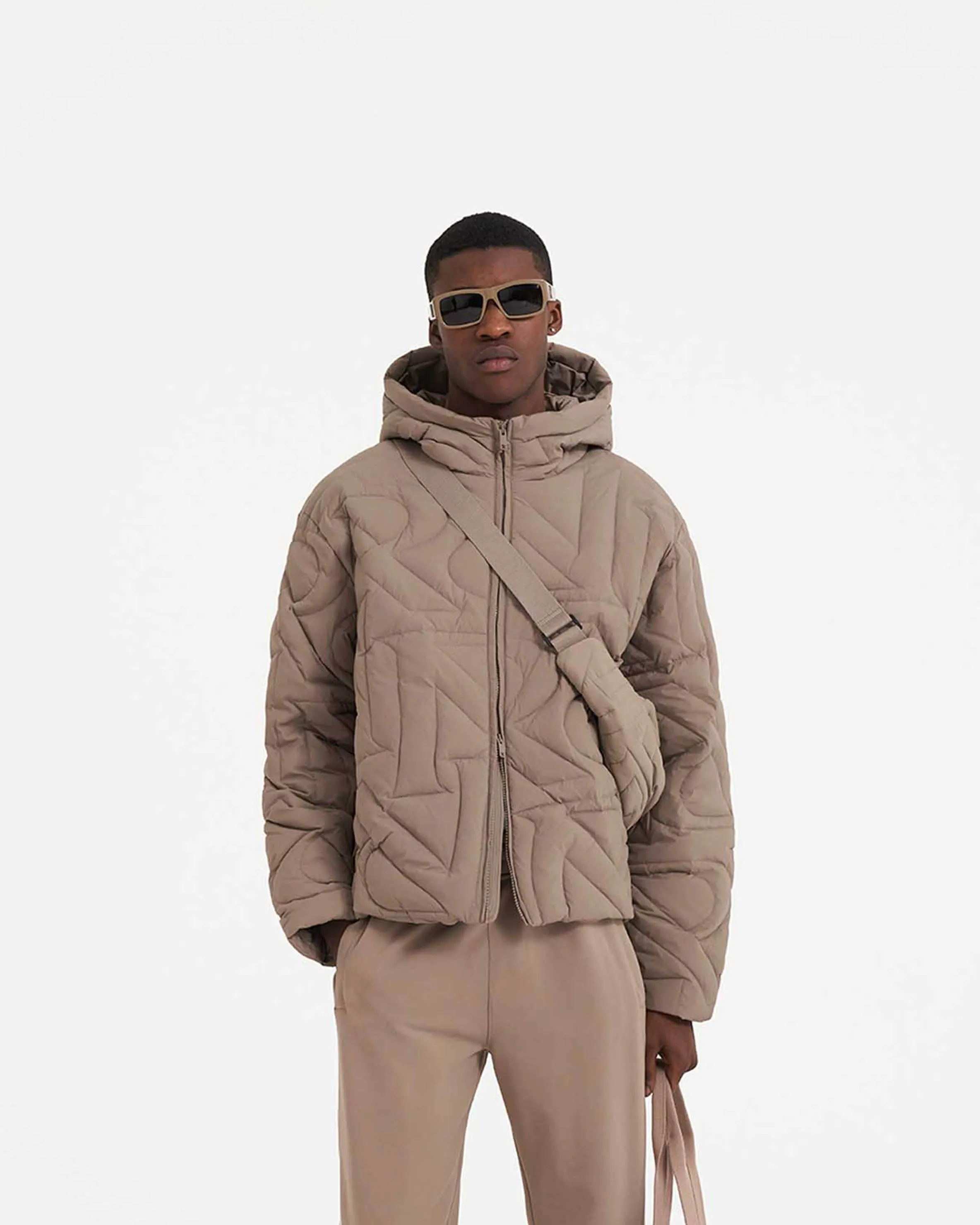 Initial Lightweight Hooded Jacket - Mushroom