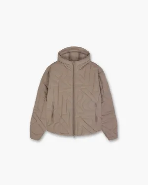 Initial Lightweight Hooded Jacket - Mushroom