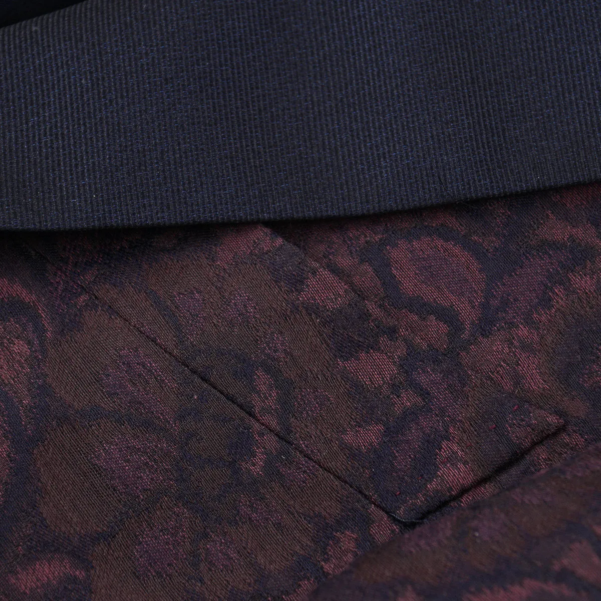 Isaia Slim-Fit Brocade Smoking Jacket