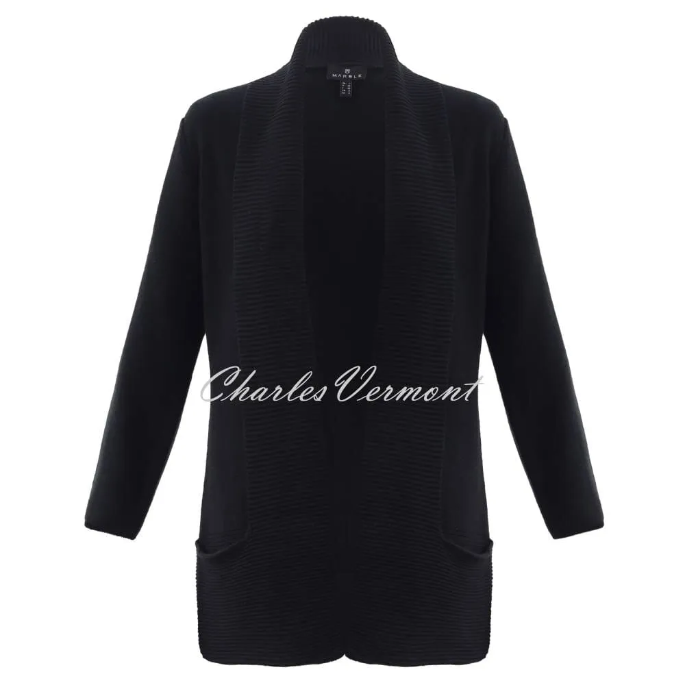 Marble Cardigan - Style 6391-101 (Black)