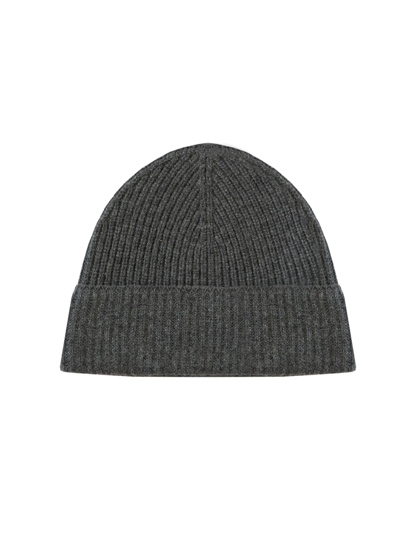 Mens Core Cashmere Rib Beanie Hat