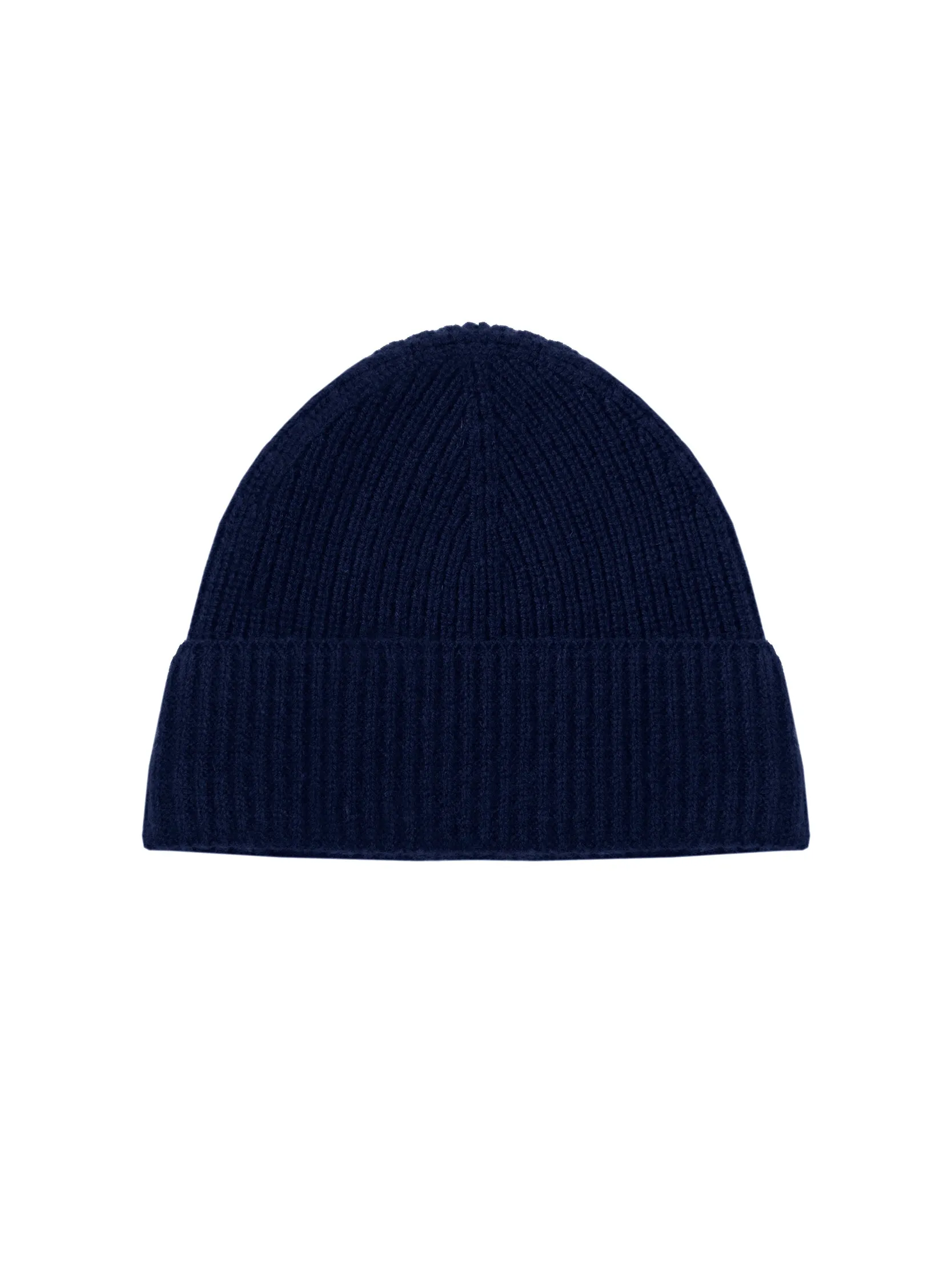 Mens Core Cashmere Rib Beanie Hat