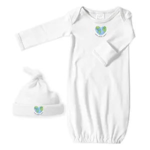 Pajama Gown and Hat Gift Set - Love Mama Earth