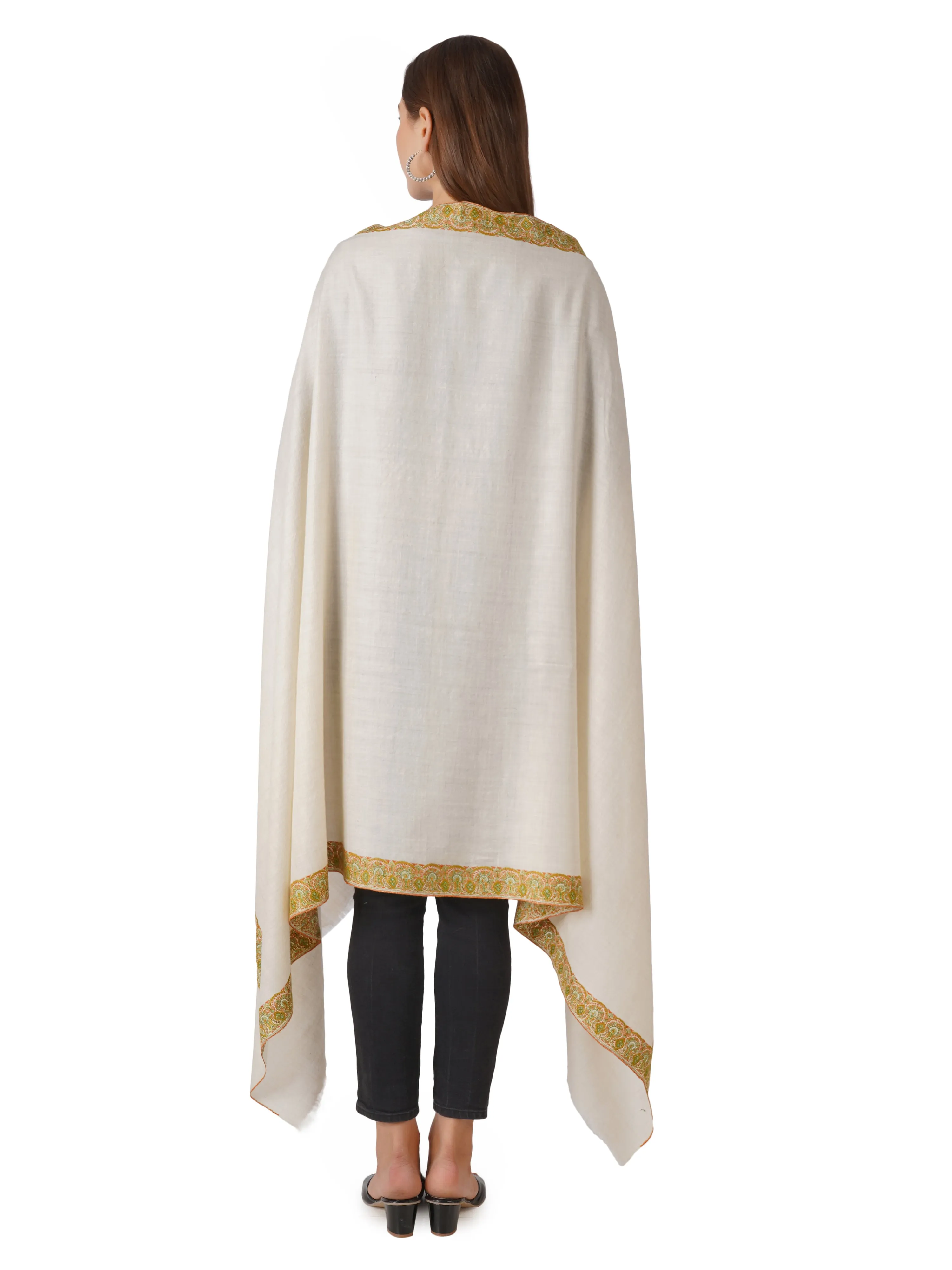 Pashmina Shawl Luxurious Handmade Kashmiri Pashmina - Off White