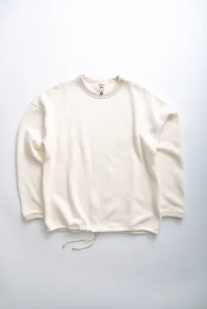 QUARTER KNIT HIMO L/S - IVORY