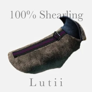 "Derby"-100% shearling handmade winter dog coat