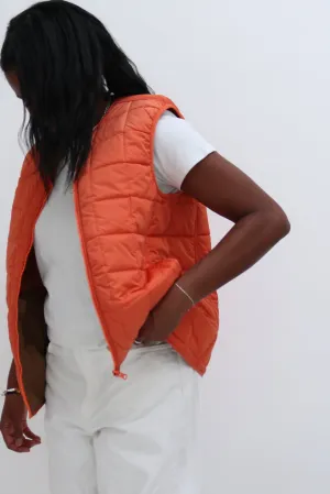 REVERSIBLE QUILTED GILET