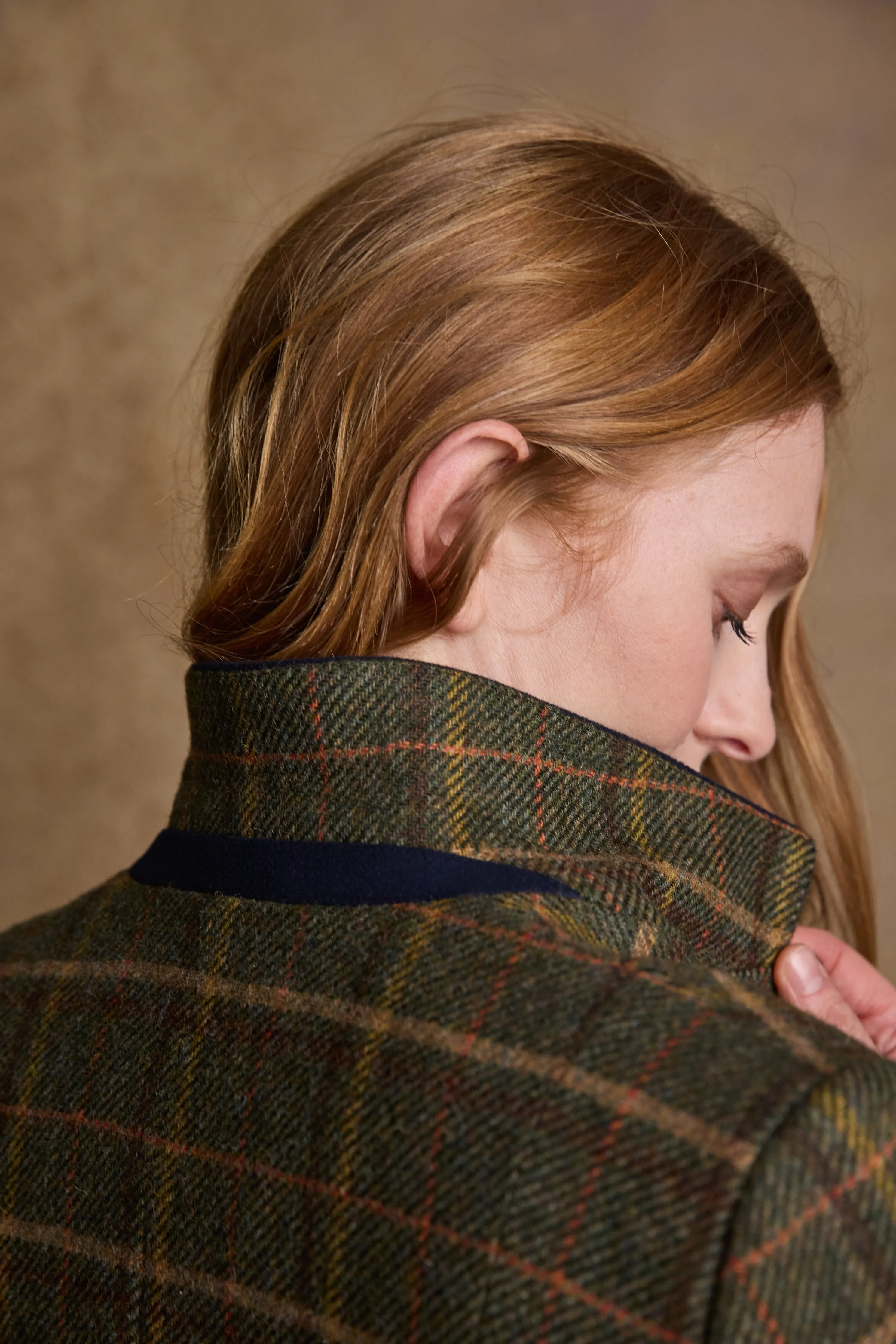 Sasha Tweed Jacket - Country Green Check