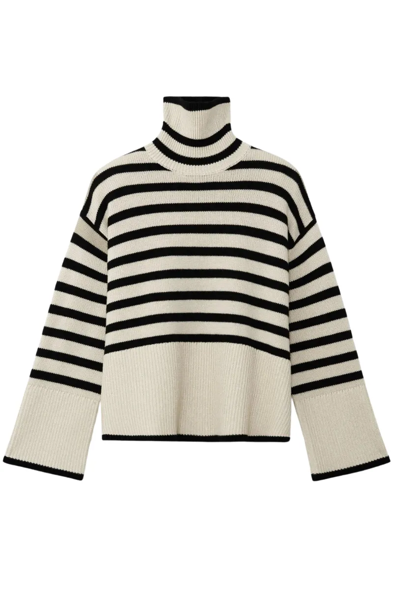 Signature Stripe Turtleneck