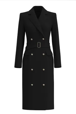 TAILORED DRESS IN BLACK