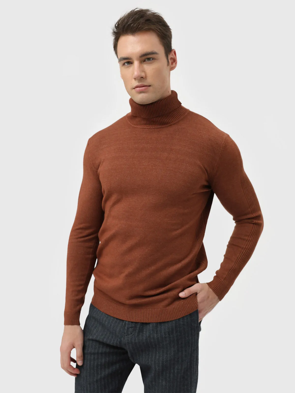 Turtleneck Washable Sweater