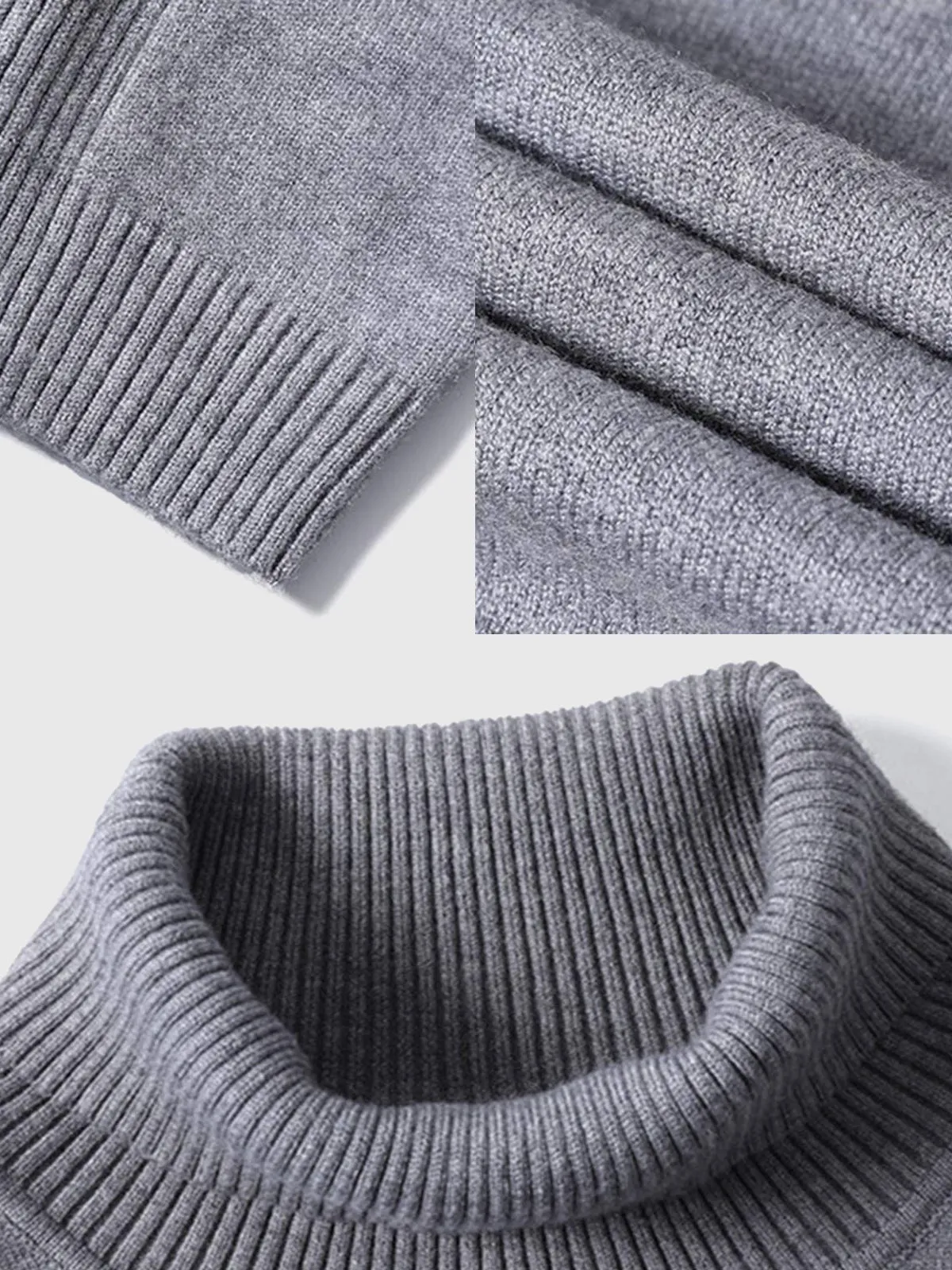 Turtleneck Washable Sweater