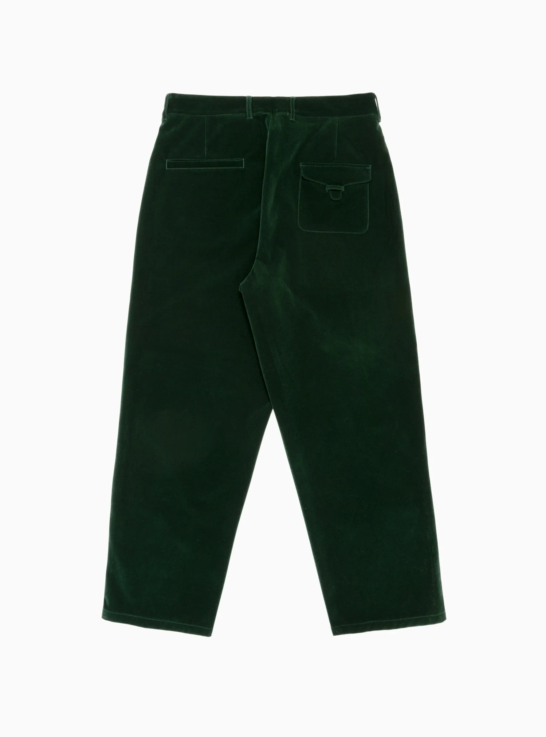 Velvet Manager Pants Bottle Green