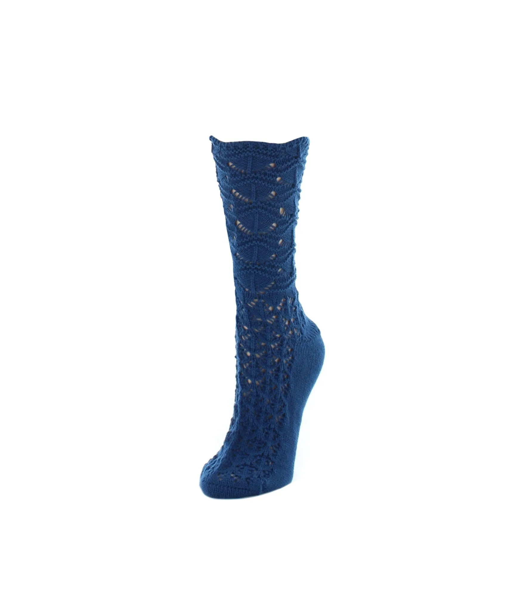 Women's Waves Chunky Open Knit Crew Socks